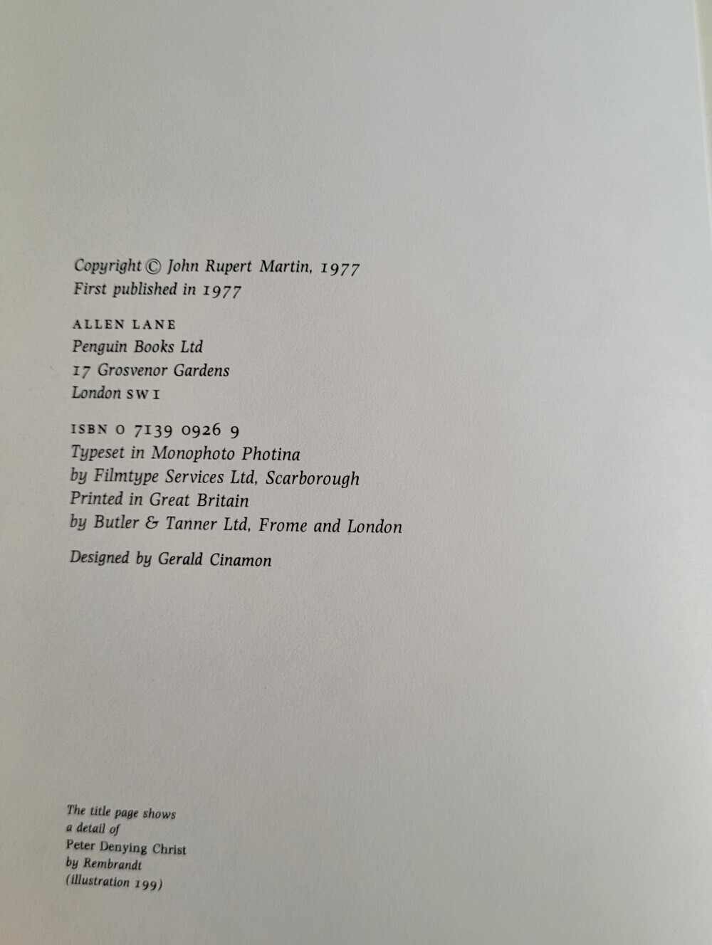 Baroque John Rupert Martin Hardcover Book - Picture 3 of 7